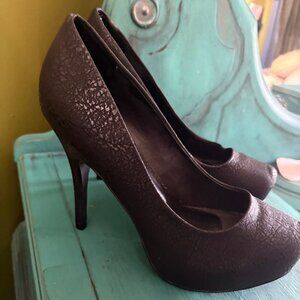 Mix No 6 high heel shoes color black size 9